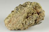 Olive Topazolite Garnet Cluster - Quartzite Mountain, Arizona #188280-1